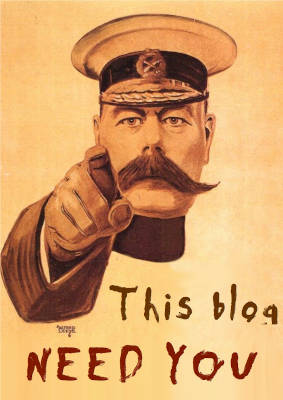 Lord Kitchener want that you help the people like you!!
