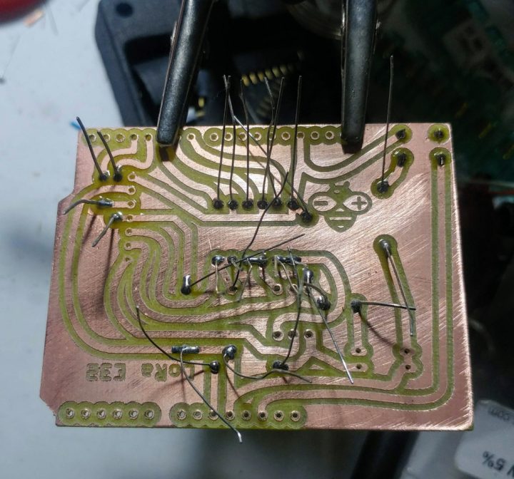 Milled Arduino Shield LoRa EBYTE E32 start soldering