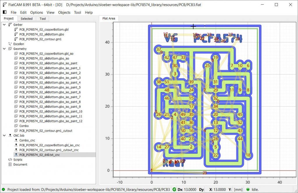 FlatCAM Beta main screen