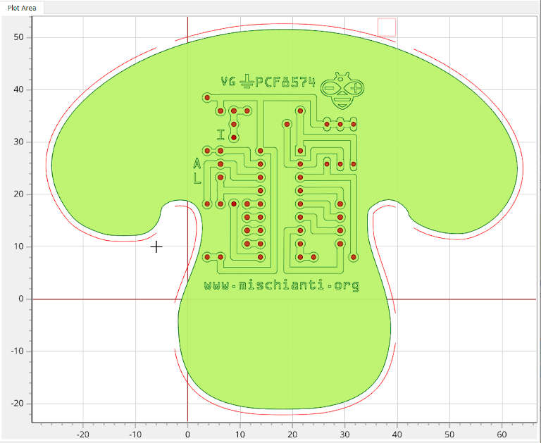 FlatCAM Cutout mushroom result