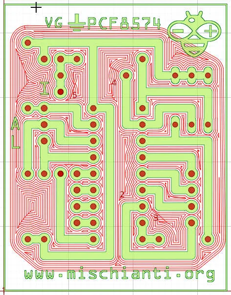 FlatCAM full non copper clearing It Self with margin result