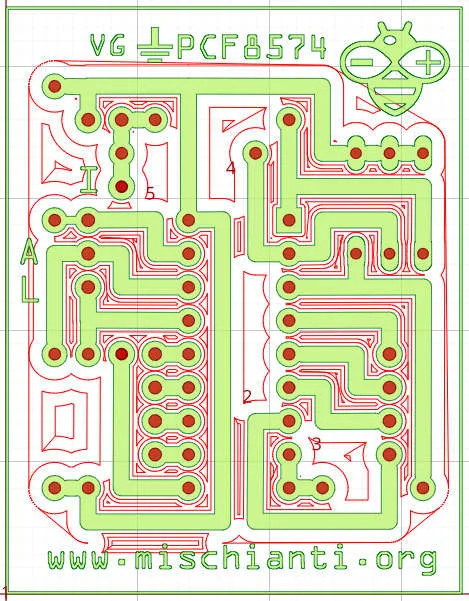 FlatCAM full non copper clearing It Self with margin result multi tools