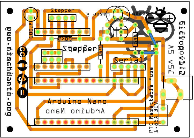 Ciclop 3D scanner board v1.2 schema