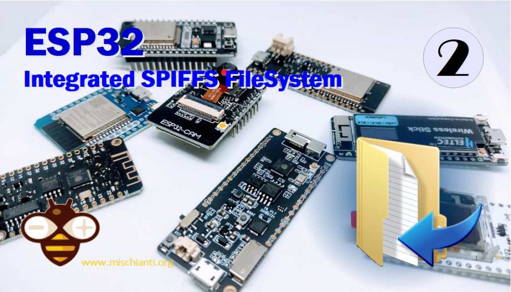 ESP32 SPIFFS FileSystem integrato