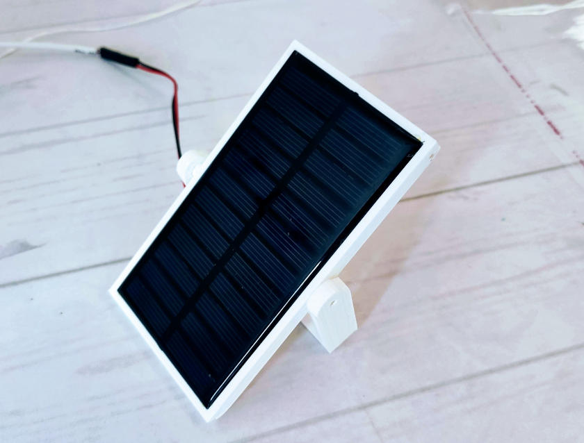 Arduino Solar panel 6v 1w with holder 3D printed