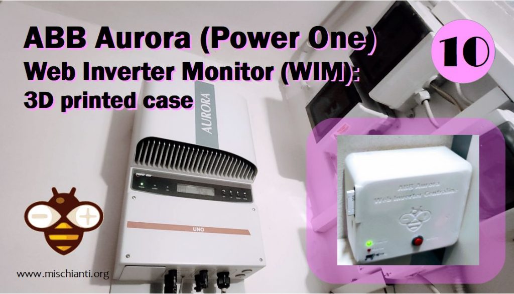 Centralina Web per inverter ABB Power-One Aurora scatola stampata in 3D