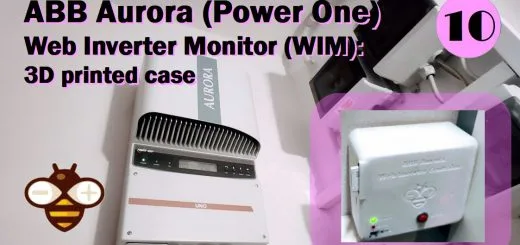 ABB PowerOne Aurora Web Inverter Centraline 3D printed case
