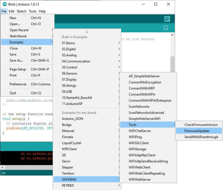 Send emails with attachments: Arduino SAMD boards (WiFiNINA) – 3 ... image.