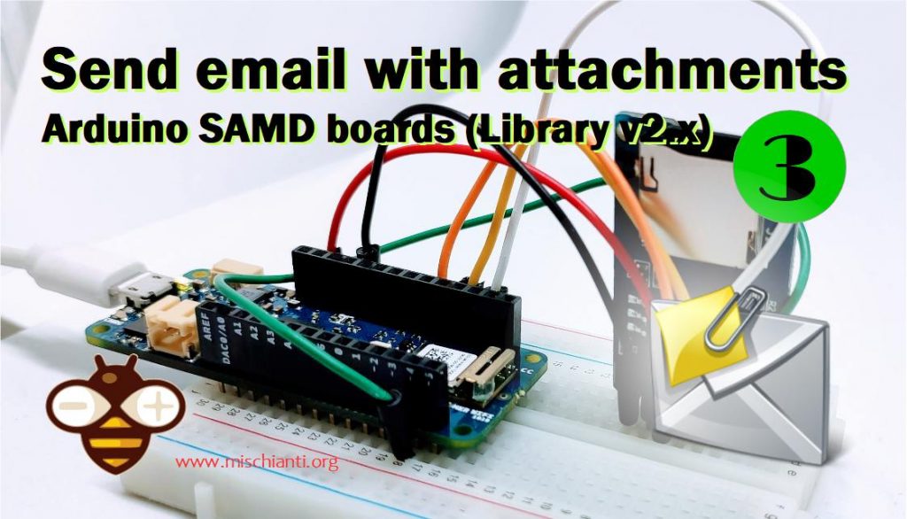 Send email with attachments Arduino SAMD boards