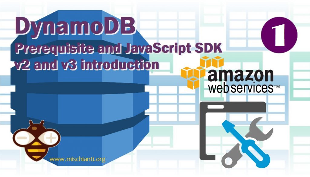 DynamoDB prerequisite and JavaScript SDK v2 and v3 introduction