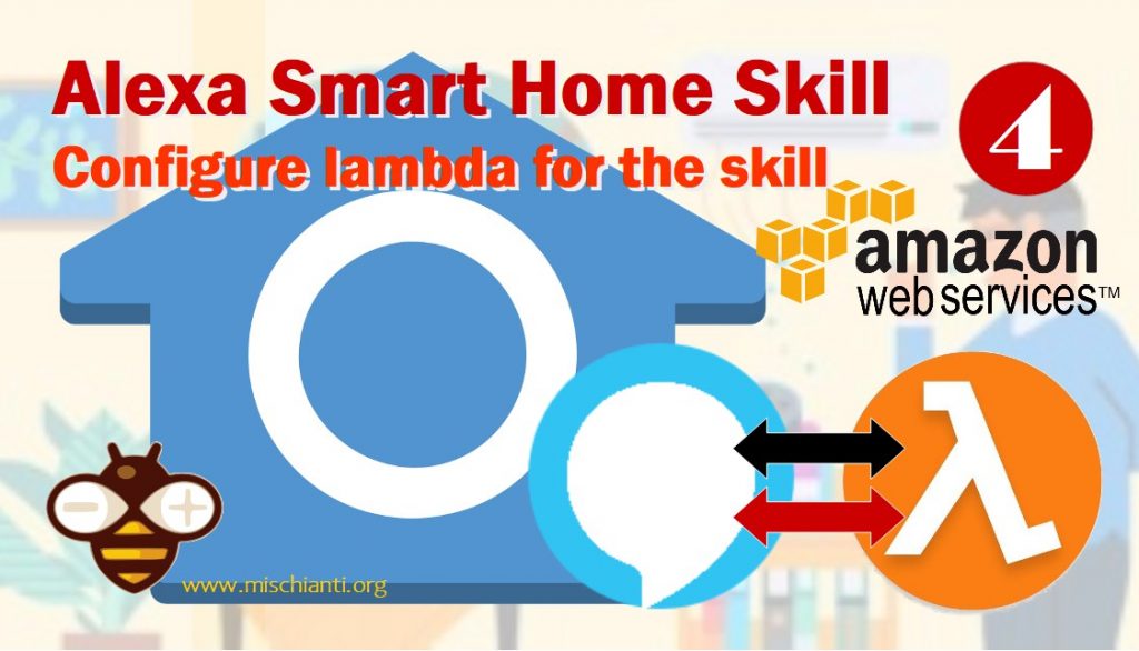 Amazon AWS Smart Home Skill configurare la funzione lambda per la home skill