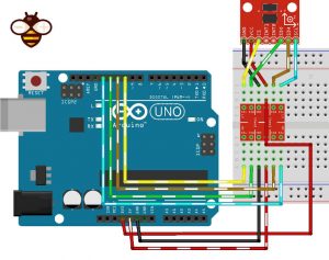 GY-291 ADXL345 i2c spi accelerometer with interrupt for esp32, esp8266 ...