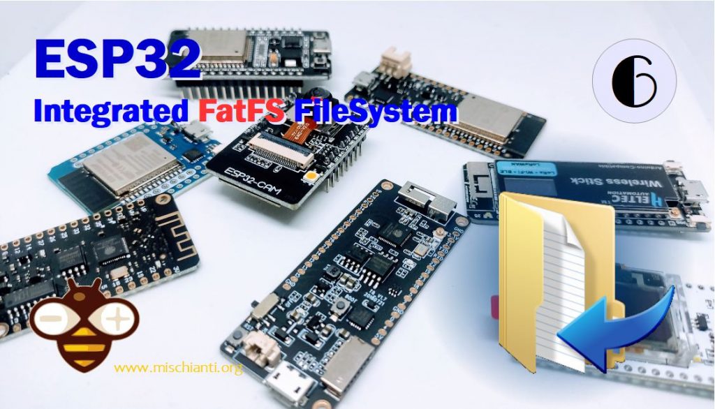 ESP32 file system FatFS integrato