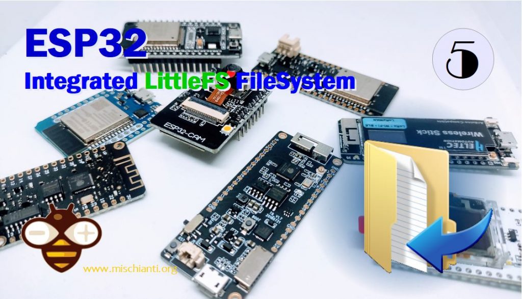 ESP32 file system LittleFS integrato