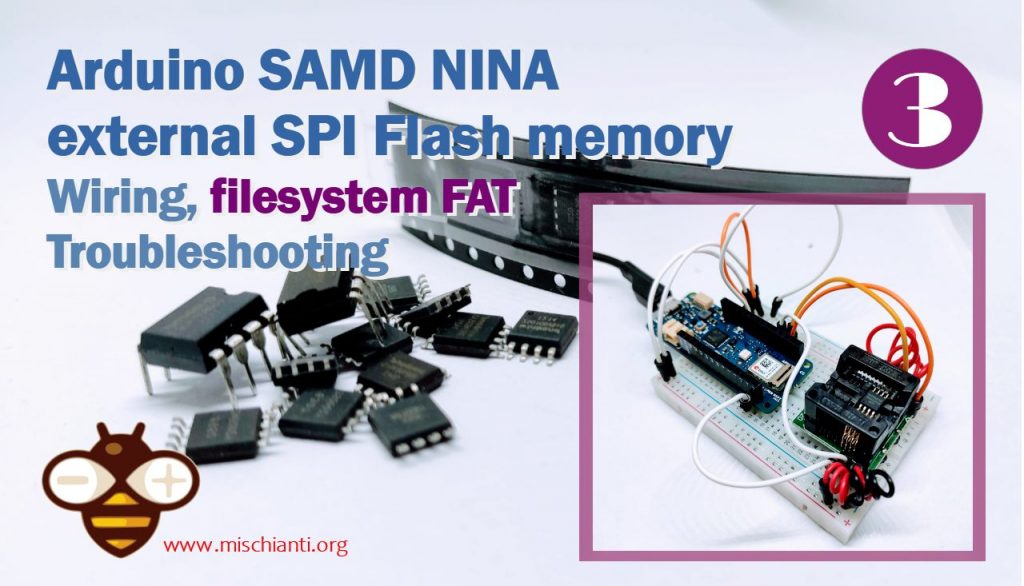 Arduino SAMD MKR external SPI Flash storage