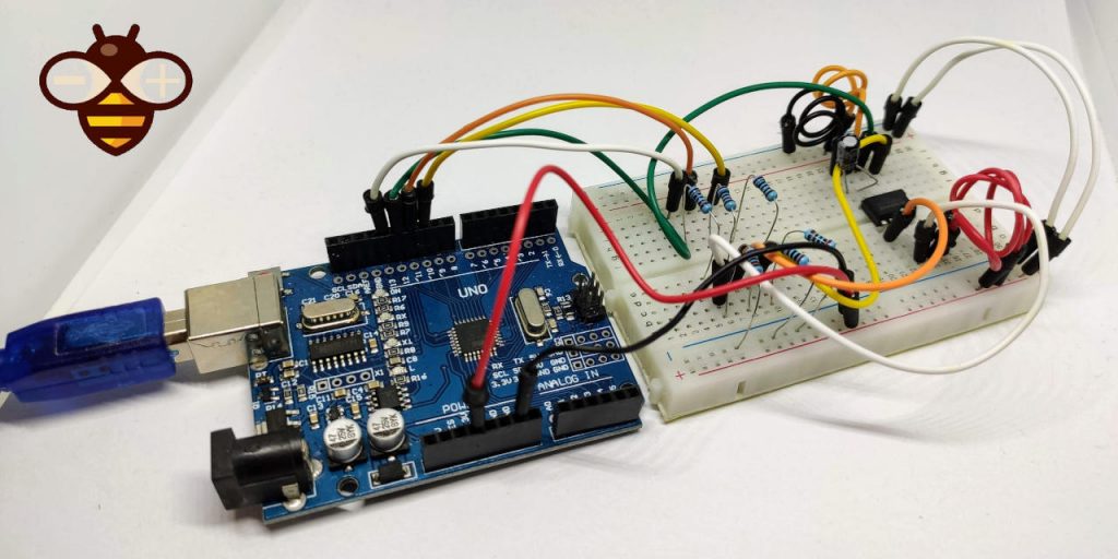 Arduino UNO external SPI Flash memory on breadboard