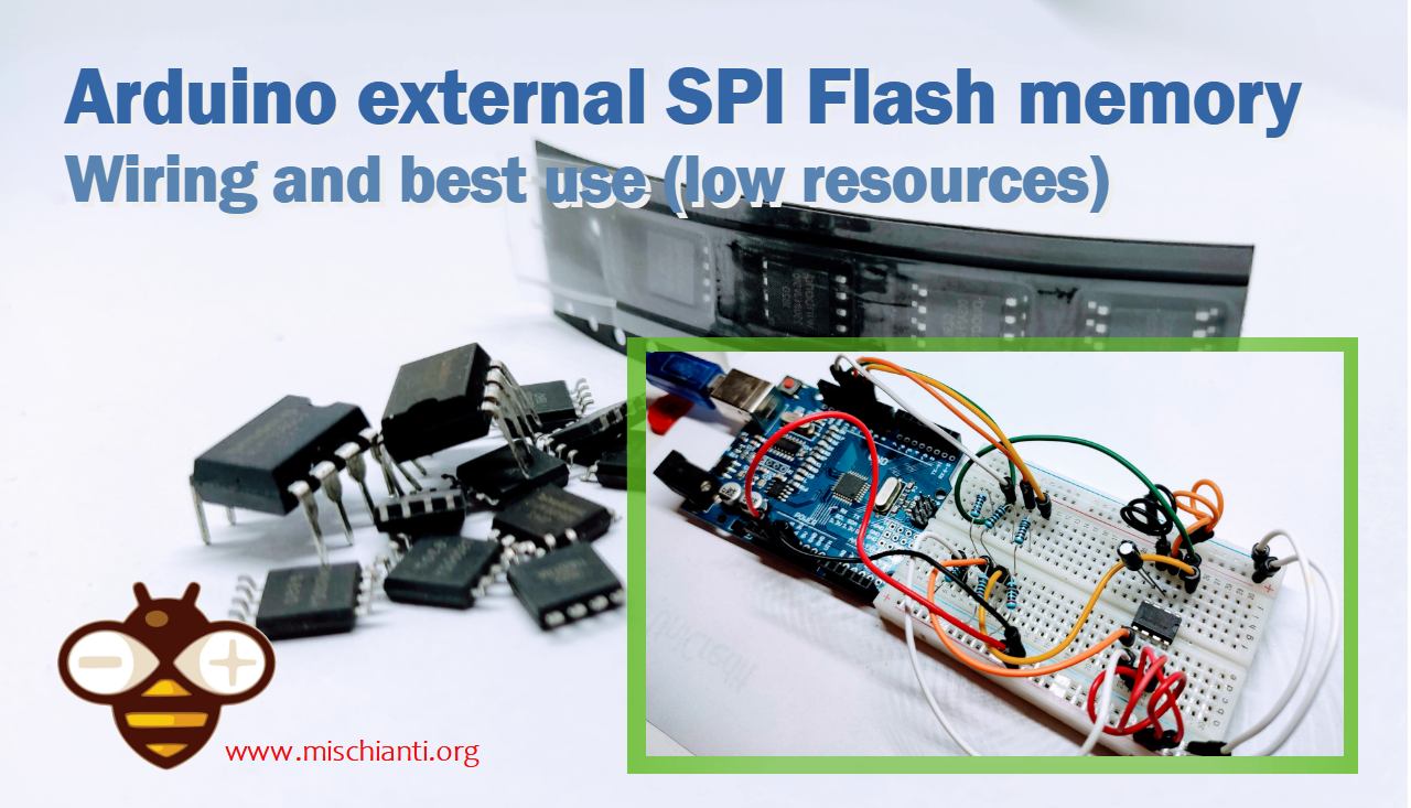 Gedehams Rektangel Hysterisk morsom Arduino: fast external SPI Flash memory – Renzo Mischianti