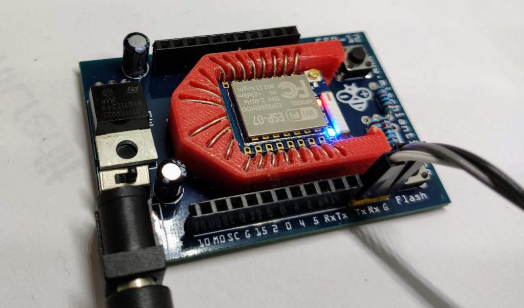 esp07 programming board pcb