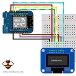 SDD1306 OLED display: wiring and basic use with esp8266, esp32 and ...