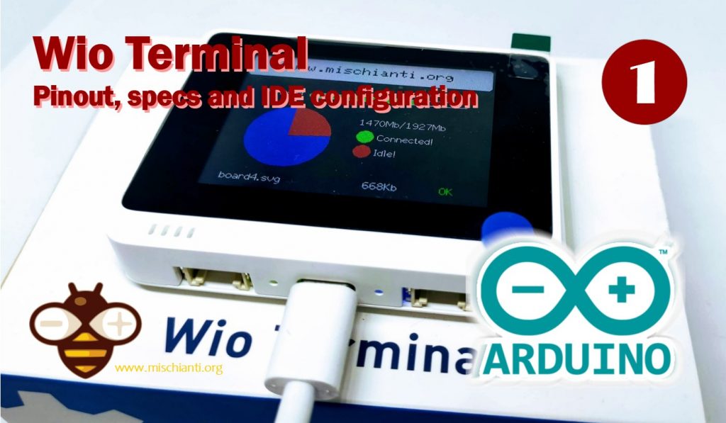 Wio Terminal piedinatura specifiche ed Arduino IDE configuration