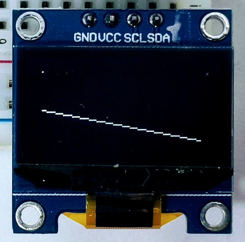 ssd1306 draw pixels and lines on oled display