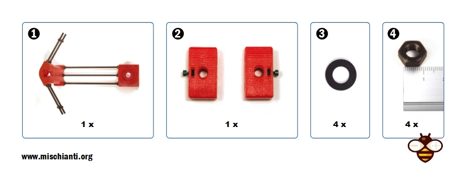 Ciclop 3D scanner adjust laser parts