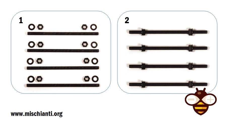 Ciclop 3D scanner laser support rod assembly