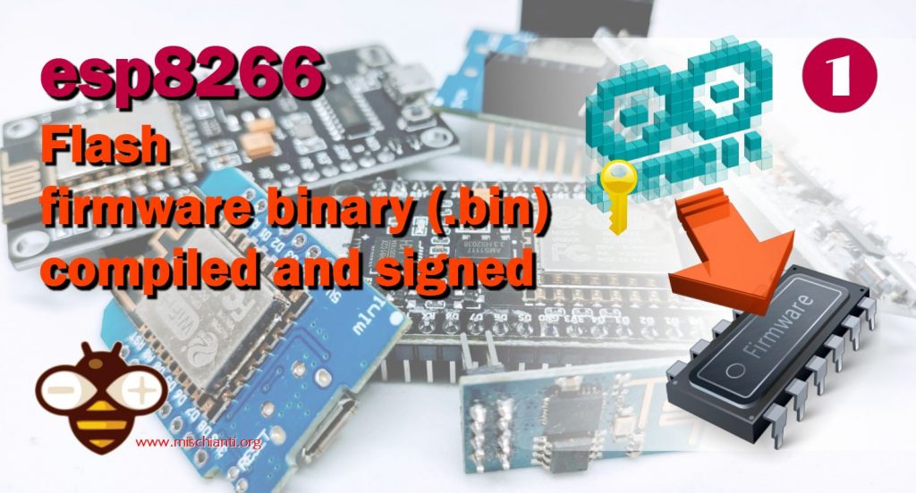 esp8266 flash firmware and filesystem binary (.bin) compiled with GUI tools
