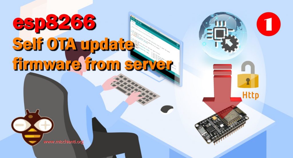 esp8266 auto aggiornamento del firmware OTA da server