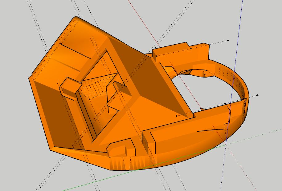 Flying Bear Ghost 5 fan duck extended 3d preview