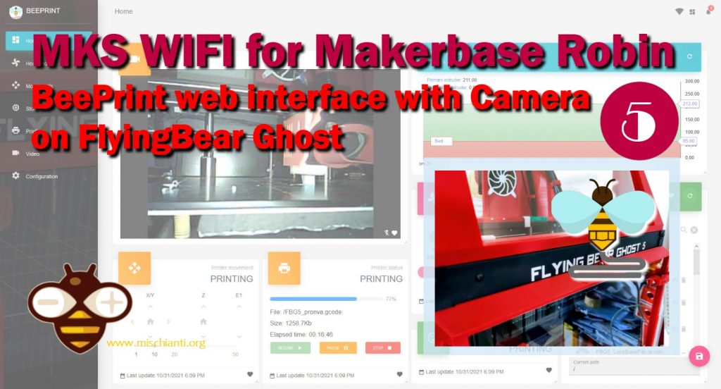 MKS Flying Bear wifi firmware interfaccia Web BeePrint
