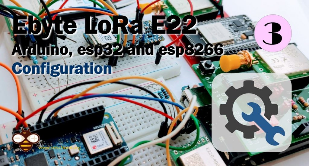 Dispositivi Ebyte LoRa E22 per Arduino, esp32 o esp8266: configurazione
