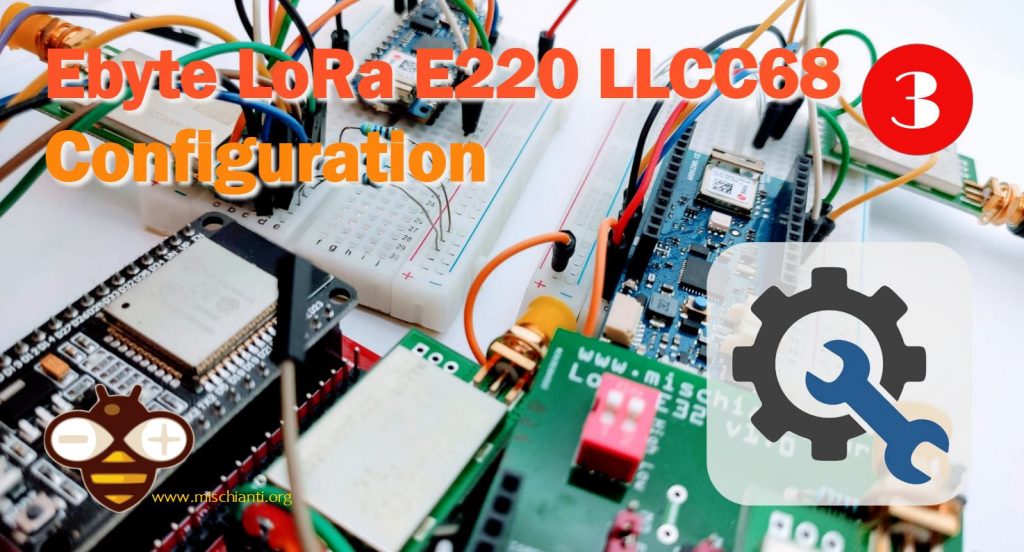 Dispositivi Ebyte LoRa E220 LLCC68 per Arduino, esp32 o esp8266 configurazione
