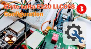 Dispositivi Ebyte LoRa E220 LLCC68 per Arduino, esp32 o esp8266 configurazione