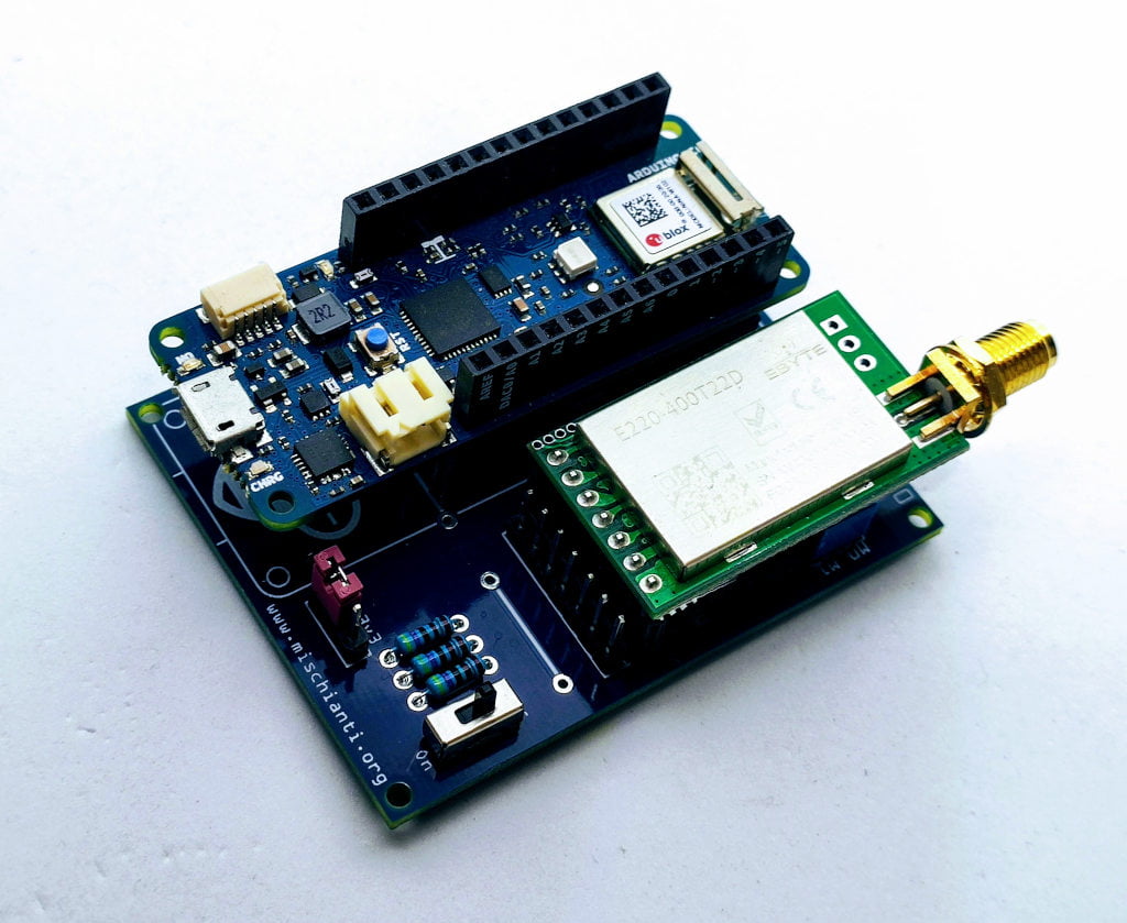 Arduino Mkr Wifi 1010 Ebyte Lora Exx Shield Renzo Mischianti