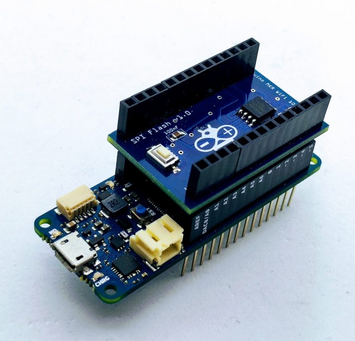 Arduino MKR WiFi 1010 SPI Flash Memory Shield – Renzo Mischianti