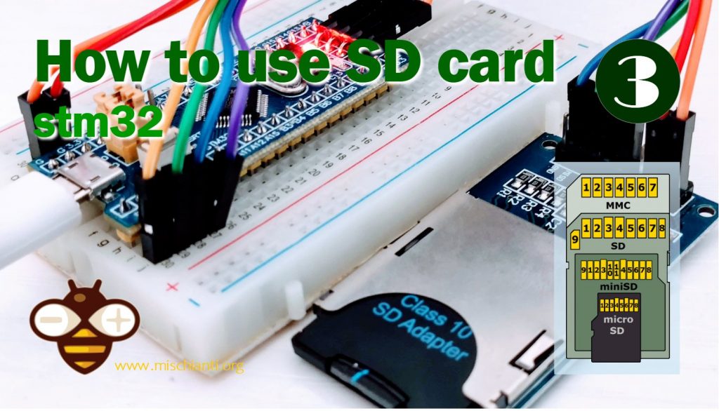 Ho to use SD Card Adapter STM32 Arduino IDE