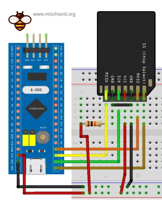 How to use SD card with stm32 and SdFat library – Renzo Mischianti