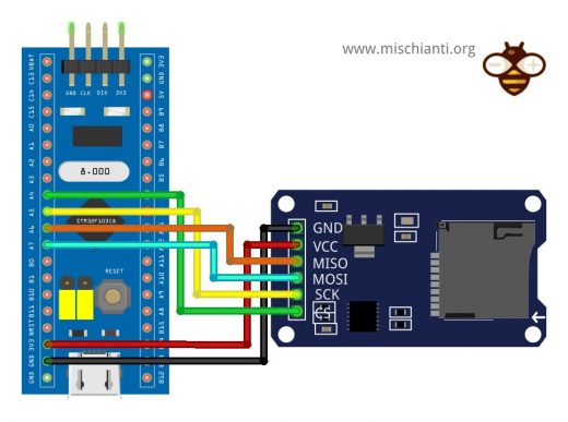 How to use SD card with stm32 and SdFat library – Renzo Mischianti