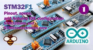 STM32F1 pinout specs and Arduino IDE configuration