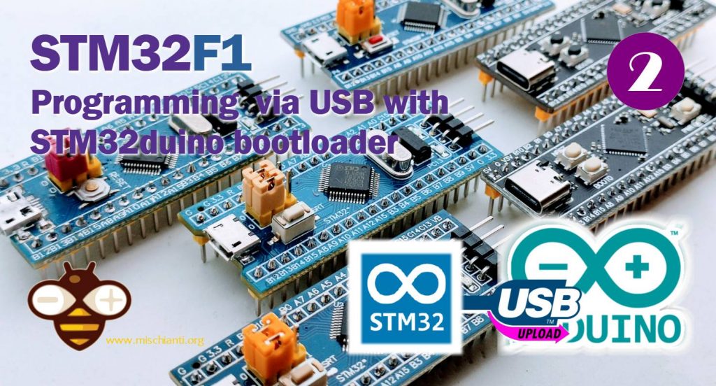 STM32F1 programming via USB with STM32duino boot-loader