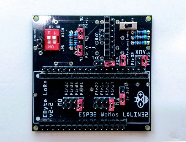 ESP32 WeMos LOLIN32 EByte LoRa E32, E22 And E220 Shield – Renzo Mischianti