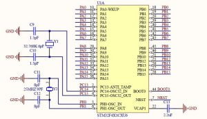 STM32 Power saving: STM32F4 black-pill manages clock and frequencies ...
