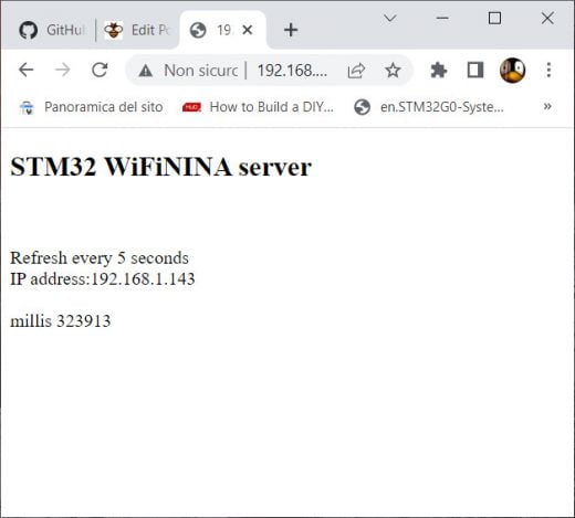 STM32: WiFiNINA with ESP32 WiFi Co-Processor – Renzo Mischianti