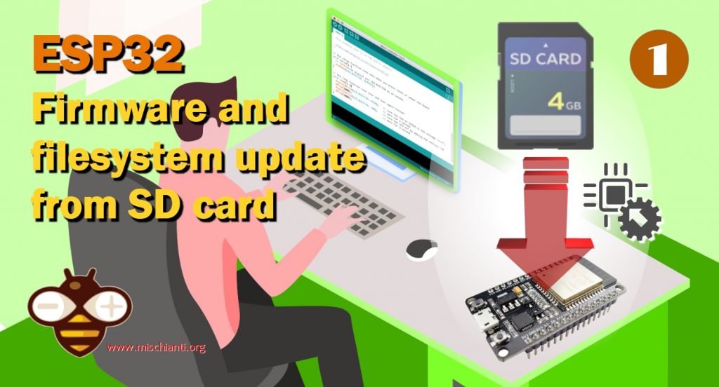 ESP32 firmware and filesystem update from SD card