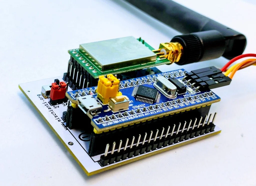 STM32F1 blue pill EByte LoRa Exx shield