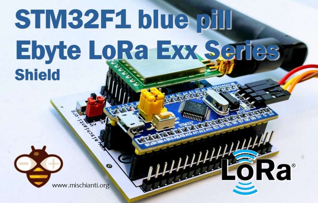 STM32F1 blue pill EByte LoRa Exx shield