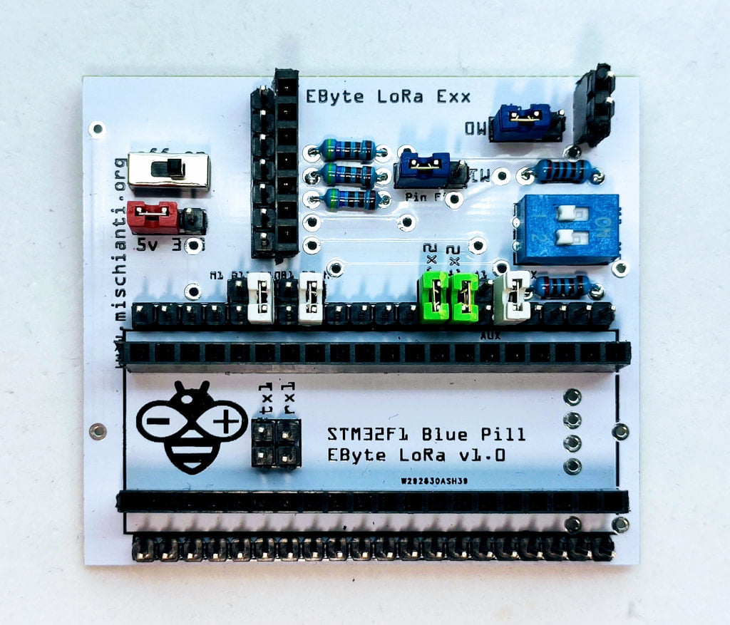 STM32F1 blue pill EByte LoRa Exx shield