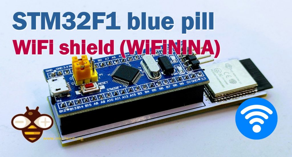STM32F1 blue pill wifi shield (WiFiNINA)