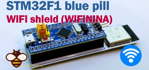 STM32F1 blue pill wifi shield (WiFiNINA)
